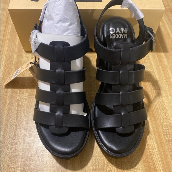 NYC Women's Genesis Block Heel Fisherman Sandals. NWT size 7 - Picture 4 of 11